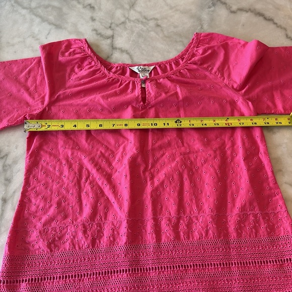 Lilly Pulitzer Eyelet Short Sleeve Top - Picture 4 of 12
